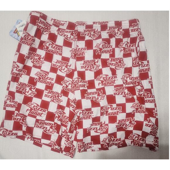 Pizza planet pajama shorts size small men's - Picture 2 of 6